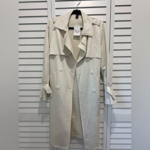 Forever 21 Classic Cream Trench Coat